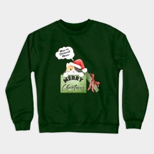 Meaw-ry Christmas! Crewneck Sweatshirt